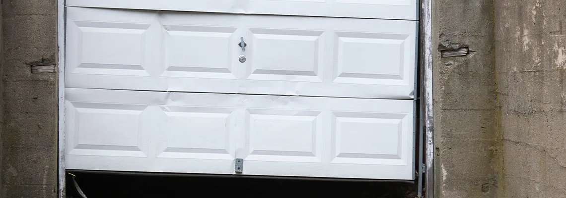 Garage Door Got Hit By A Car Dent Removal in Edwardsville, IL